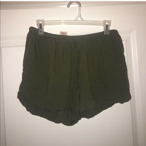 Green shorts